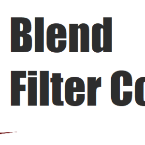 Blend Filtre Kahve