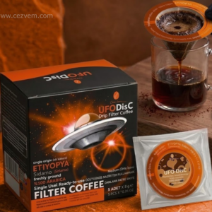 UFODisC Drip Filtre Kahve Etiyopya Sidamo 5 Adet Kutu